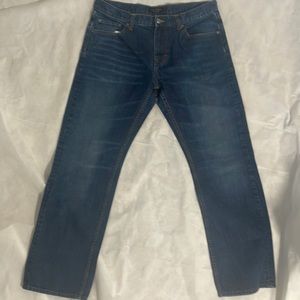 Mens Banana Republic vintage straight leg jeans 35x32